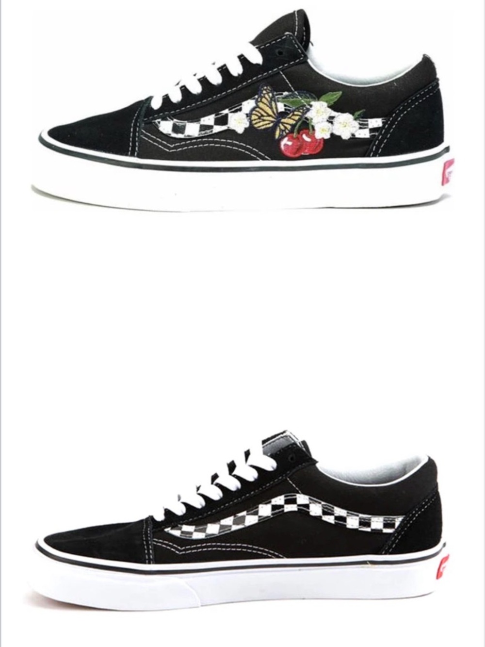 Vans Old Skool Floral Embroidery Skate Shoes, size 8.5 (women) / 7 (men) - Picture 11 of 11